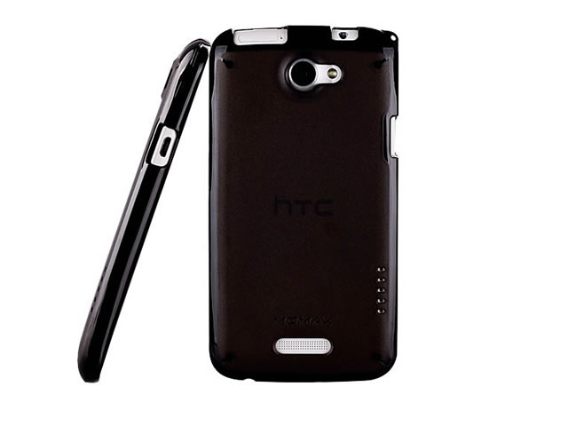 Чехол Momax iCase Pro для HTC One X S720e (черный, гелевый/пластиковый)