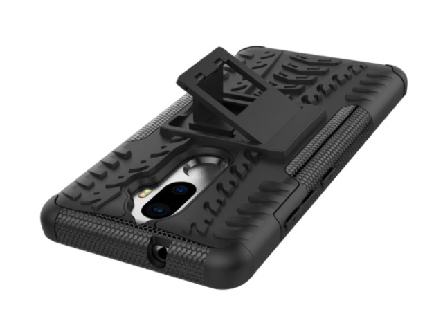 Чехол Yotrix Shockproof case для Lenovo K8 note (черный, пластиковый)