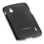 Чехол Momax Ultra Tough Clear Touch Case для LG Google Nexus 4 E960 (черный, пластиковый)