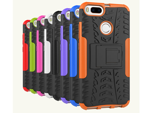 Чехол Yotrix Shockproof case для Xiaomi Mi 1A/5X (черный, пластиковый)