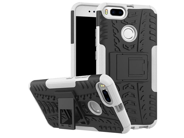 Чехол Yotrix Shockproof case для Xiaomi Mi 1A/5X (белый, пластиковый)