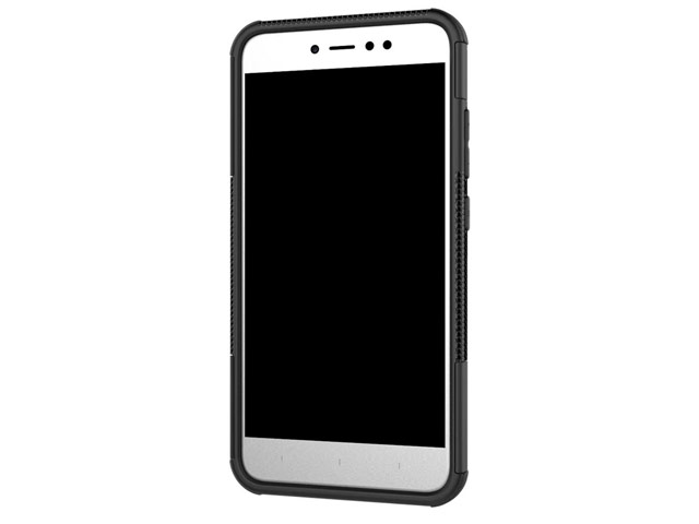 Чехол Yotrix Shockproof case для Xiaomi Redmi Note 5A/5A prime (черный, пластиковый)