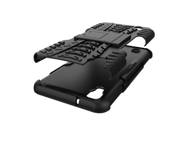 Чехол Yotrix Shockproof case для LG X power (оранжевый, пластиковый)