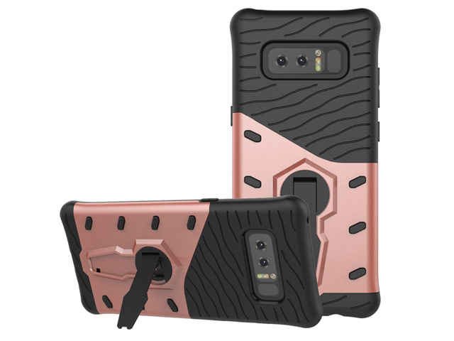 Чехол Yotrix StandCase для Samsung Galaxy Note 8 (розово-золотистый, пластиковый)