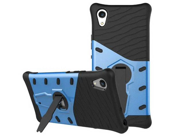 Чехол Yotrix StandCase для Sony Xperia XA1 (голубой, пластиковый)