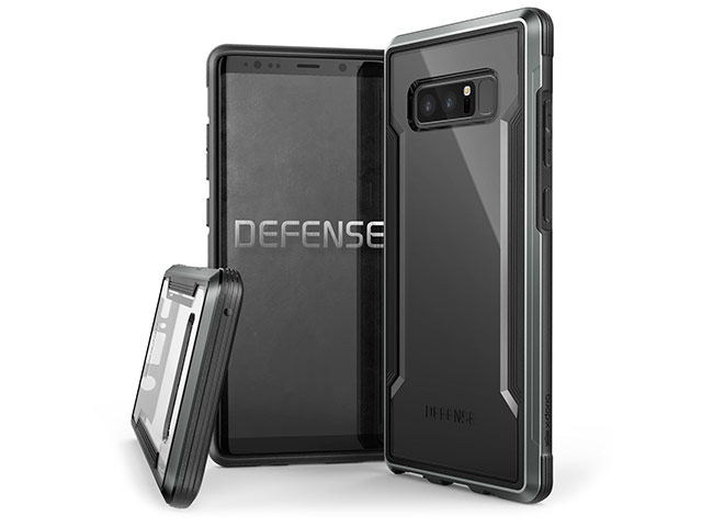 Чехол X-doria Defense Shield для Samsung Galaxy Note 8 (черный, маталлический)