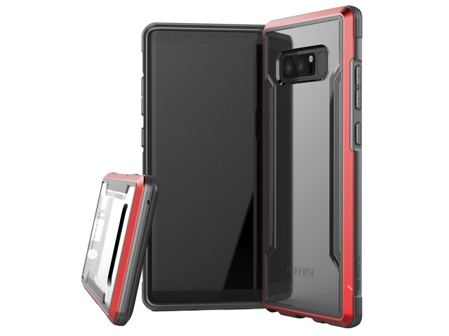 Чехол X-doria Defense Shield для Samsung Galaxy Note 8 (красный, маталлический)