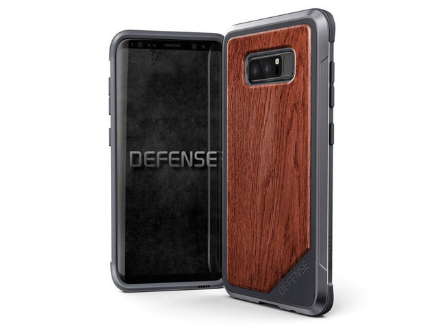 Чехол X-doria Defense Lux для Samsung Galaxy Note 8 (Wood, маталлический)