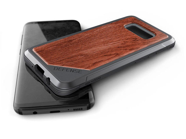 Чехол X-doria Defense Lux для Samsung Galaxy Note 8 (Wood, маталлический)