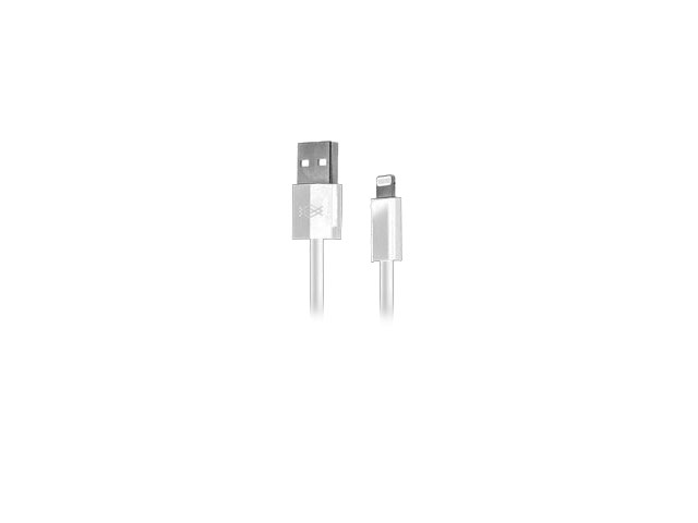 USB-кабель X-Doria Fuse X Lightning Cable (белый, 1 м, Lightning, MFi)