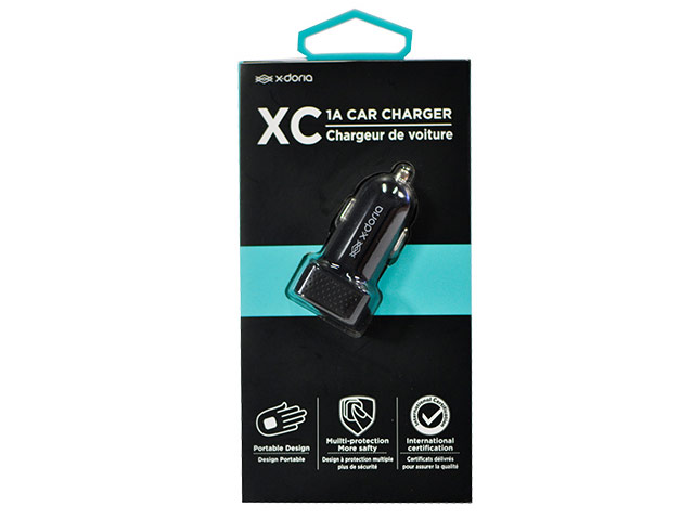 Зарядное устройство X-Doria XC Car Charger универсальное (автомобильное, 1A, USB, белое)
