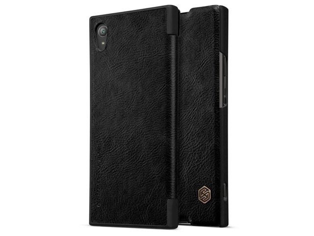 Чехол Nillkin Qin leather case для Sony Xperia XA1 plus (черный, кожаный)
