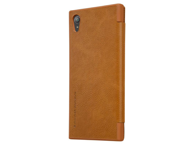 Чехол Nillkin Qin leather case для Sony Xperia XA1 plus (коричневый, кожаный)