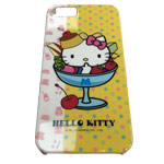 Чехол X-doria Hello Kitty Case для Apple iPhone SE (желтый, пластиковый)