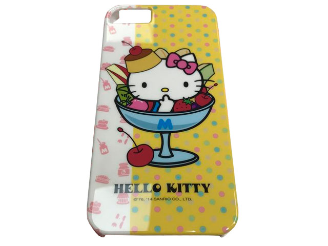 Чехол X-doria Hello Kitty Case для Apple iPhone SE (желтый, пластиковый)