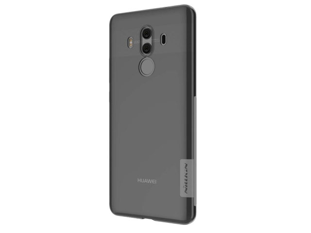 Чехол Nillkin Nature case для Huawei Mate 10 pro (серый, гелевый)