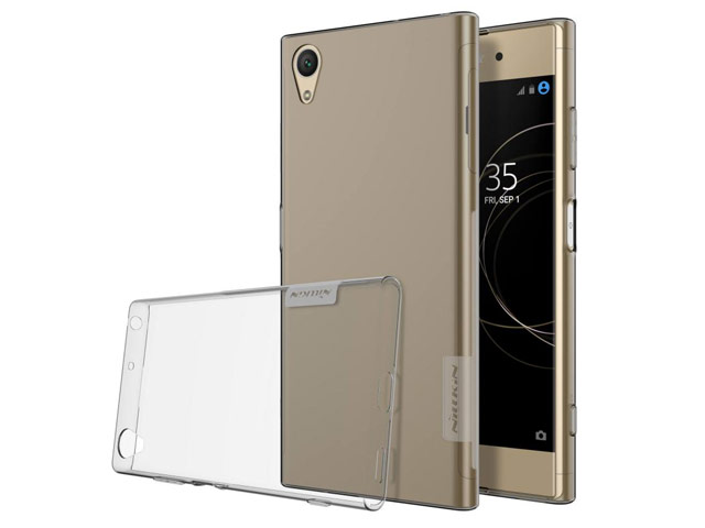 Чехол Nillkin Nature case для Sony Xperia XA1 plus (серый, гелевый)