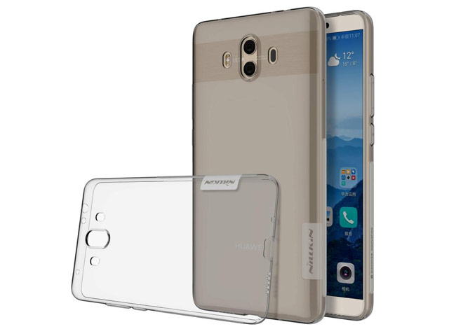 Чехол Nillkin Nature case для Huawei Mate 10 (серый, гелевый)