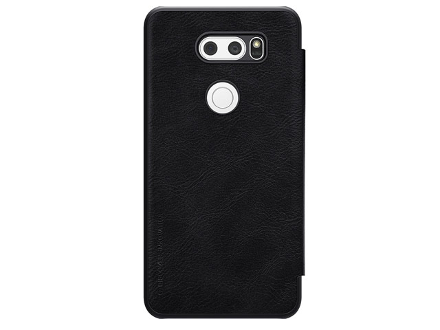 Чехол Nillkin Qin leather case для LG V30 (черный, кожаный)