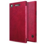 Чехол Nillkin Qin leather case для Sony Xperia XZ1 (красный, кожаный)