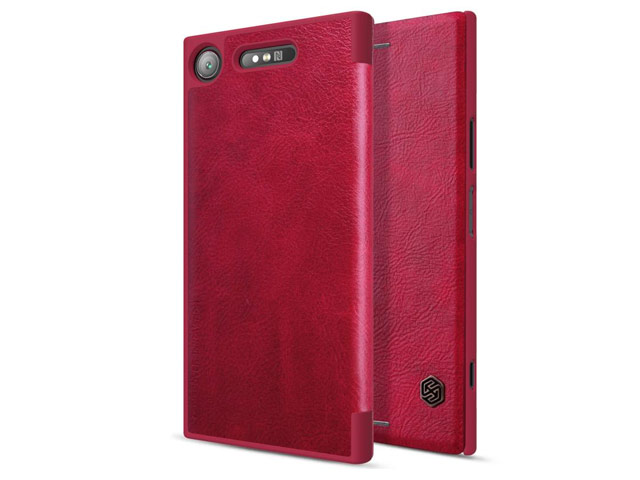 Чехол Nillkin Qin leather case для Sony Xperia XZ1 (красный, кожаный)