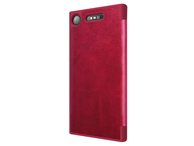 Чехол Nillkin Qin leather case для Sony Xperia XZ1 (красный, кожаный)