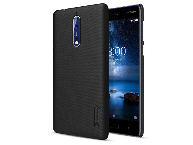 Чехол Nillkin Hard case для Nokia 8 (черный, пластиковый)