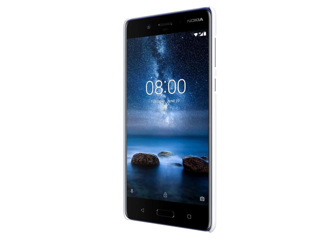 Чехол Nillkin Hard case для Nokia 8 (белый, пластиковый)