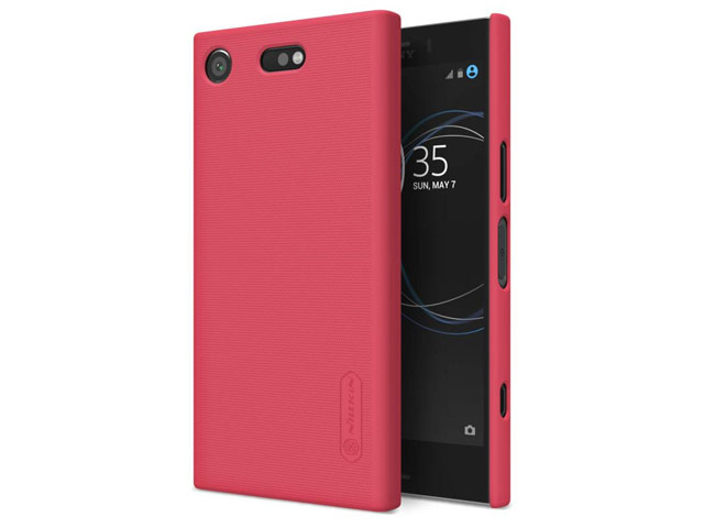 Чехол Nillkin Hard case для Sony Xperia XZ1 compact (красный, пластиковый)