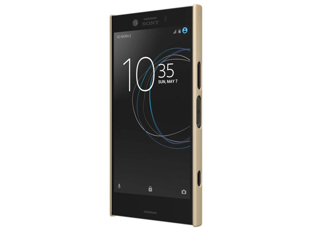Чехол Nillkin Hard case для Sony Xperia XZ1 compact (золотистый, пластиковый)