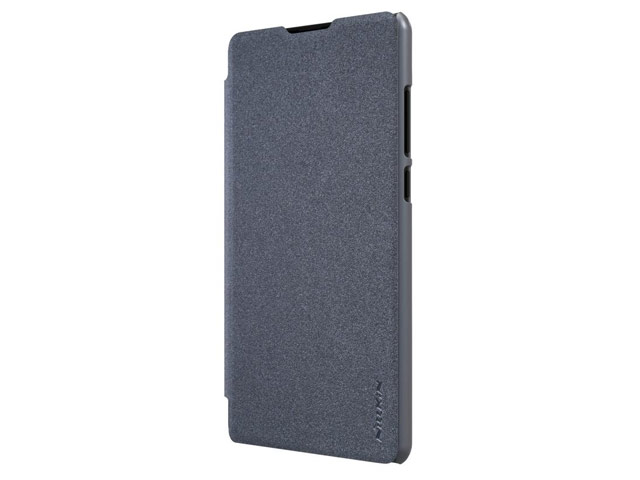 Чехол Nillkin Sparkle Leather Case для Xiaomi Mi MIX 2 (темно-серый, винилискожа)