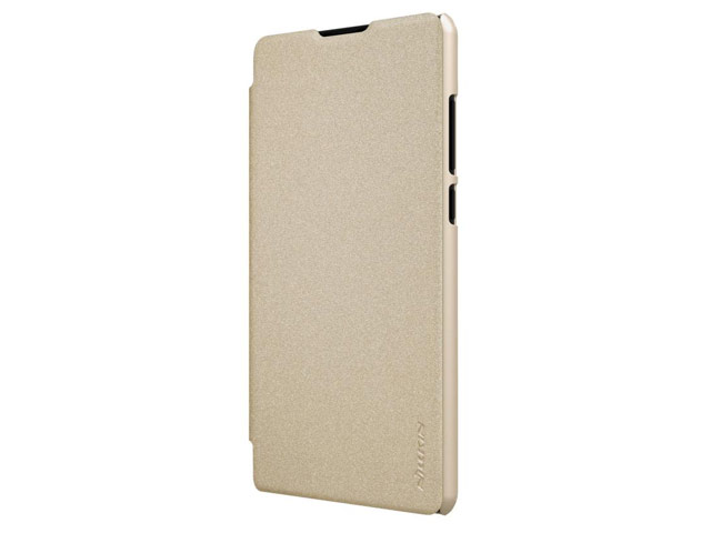 Чехол Nillkin Sparkle Leather Case для Xiaomi Mi MIX 2 (золотистый, винилискожа)