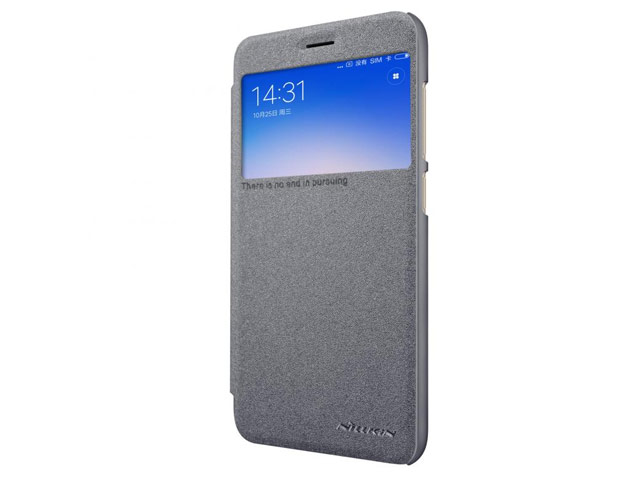 Чехол Nillkin Sparkle Leather Case для Xiaomi Redmi 5A (темно-серый, винилискожа)