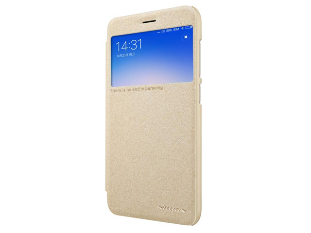 Чехол Nillkin Sparkle Leather Case для Xiaomi Redmi 5A (золотистый, винилискожа)