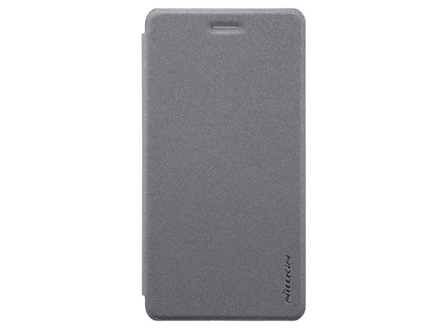 Чехол Nillkin Sparkle Leather Case для Nokia 7 (темно-серый, винилискожа)