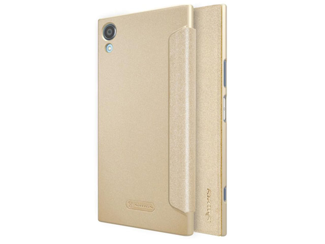 Чехол Nillkin Sparkle Leather Case для Sony Xperia XA1 plus (золотистый, винилискожа)