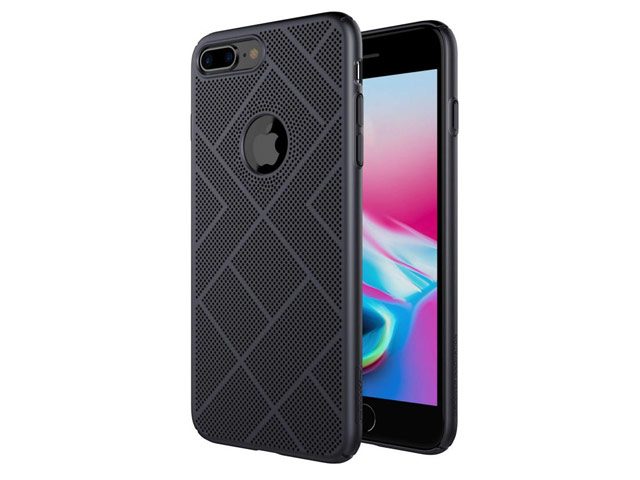 Чехол Nillkin Air case для Apple iPhone 8 plus (черный, пластиковый)