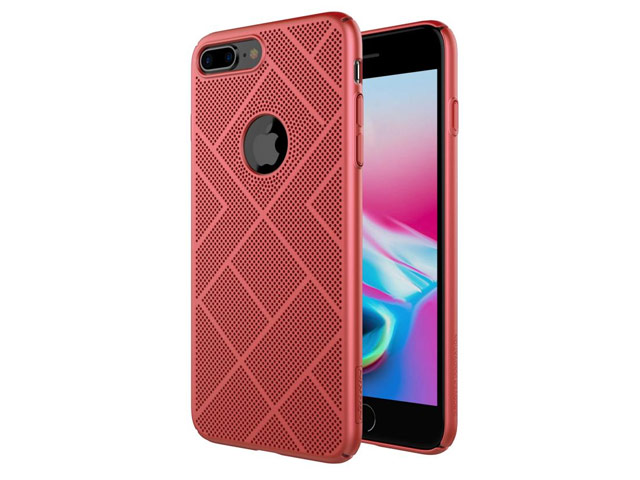 Чехол Nillkin Air case для Apple iPhone 8 plus (красный, пластиковый)