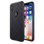 Чехол Nillkin Air case для Apple iPhone X (черный, пластиковый)