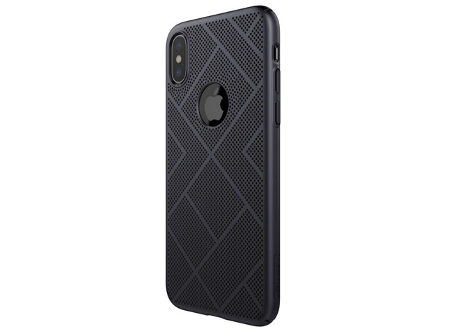 Чехол Nillkin Air case для Apple iPhone X (черный, пластиковый)