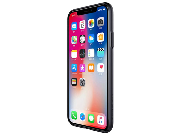 Чехол Nillkin Air case для Apple iPhone X (черный, пластиковый)