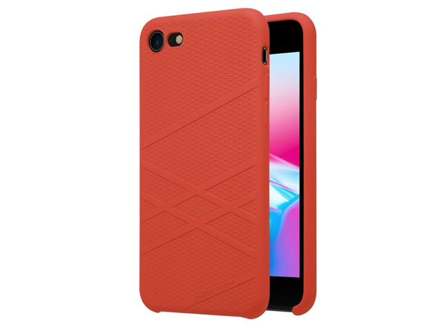 Чехол Nillkin Flex case для Apple iPhone 7/8 (красный, гелевый)