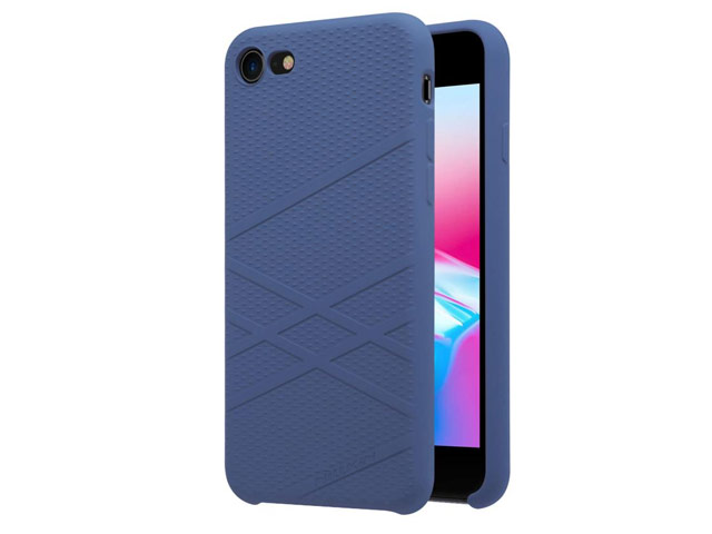 Чехол Nillkin Flex case для Apple iPhone 7/8 (синий, гелевый)