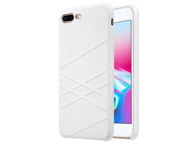 Чехол Nillkin Flex case для Apple iPhone 7/8 plus (белый, гелевый)