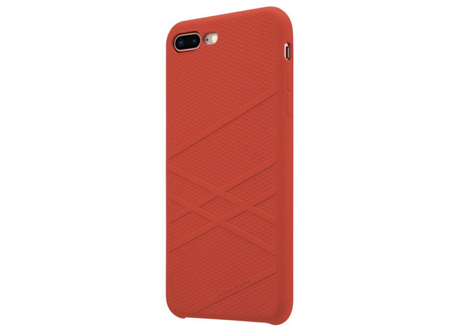 Чехол Nillkin Flex case для Apple iPhone 7/8 plus (красный, гелевый)