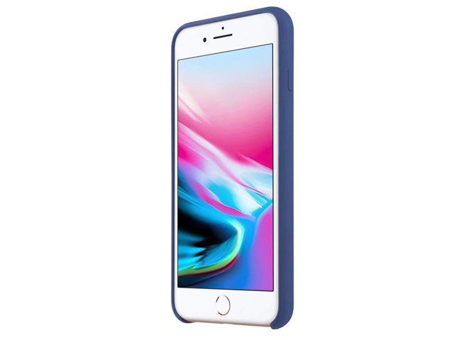 Чехол Nillkin Flex case для Apple iPhone 7/8 plus (синий, гелевый)