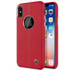 Чехол Nillkin Englon Leather Cover для Apple iPhone X (красный, кожаный)