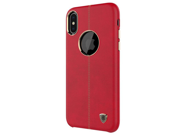 Чехол Nillkin Englon Leather Cover для Apple iPhone X (красный, кожаный)