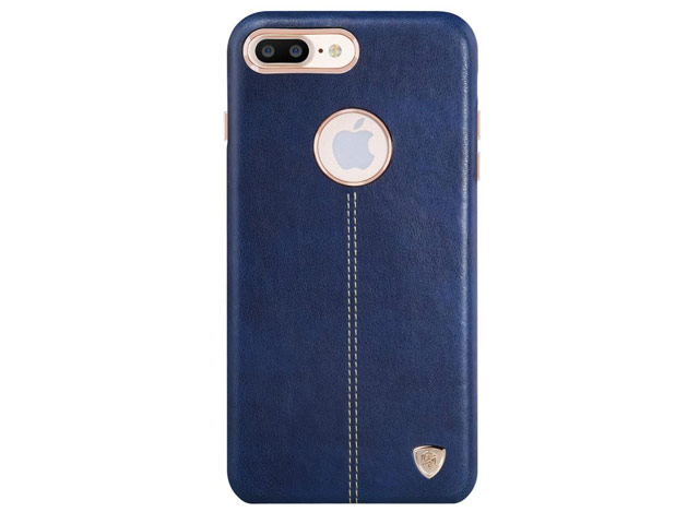 Чехол Nillkin Englon Leather Cover для Apple iPhone 8 plus (синий, кожаный)