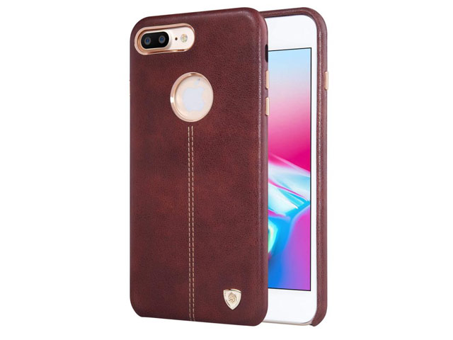 Чехол Nillkin Englon Leather Cover для Apple iPhone 8 plus (коричневый, кожаный)